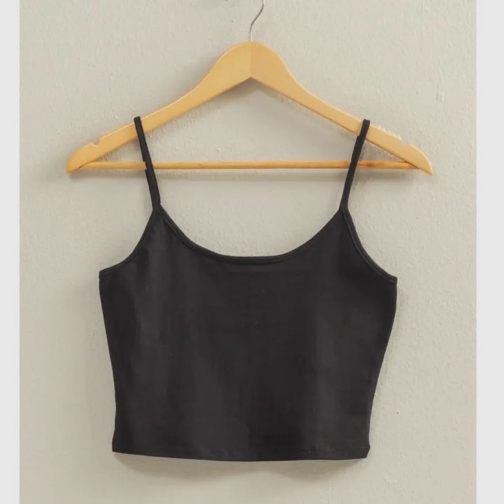 🤍🆕Double Zero Black Cropped Tank